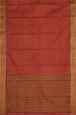 Image of A Printed Silk Saree