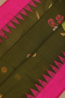 Image of Uppada Handspun Cotton Saree
