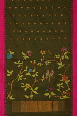 Image of Uppada Handspun Cotton Saree