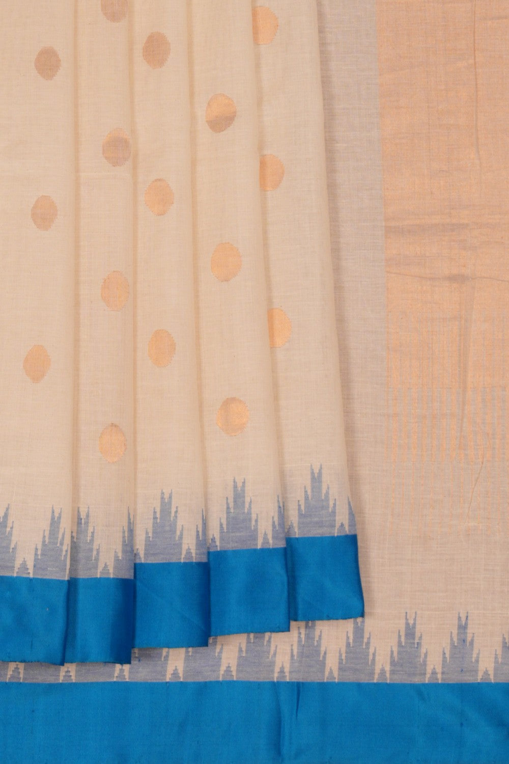 Image of Uppada Handspun Cotton Saree