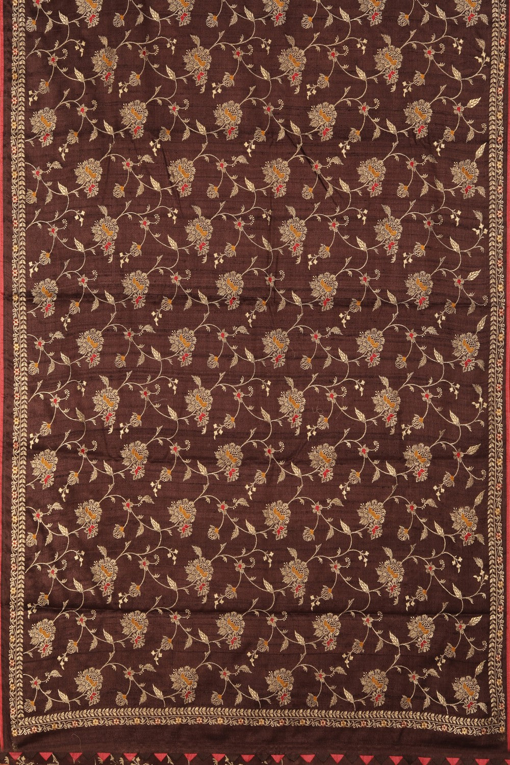 Image of Tussar Embroidery Saree