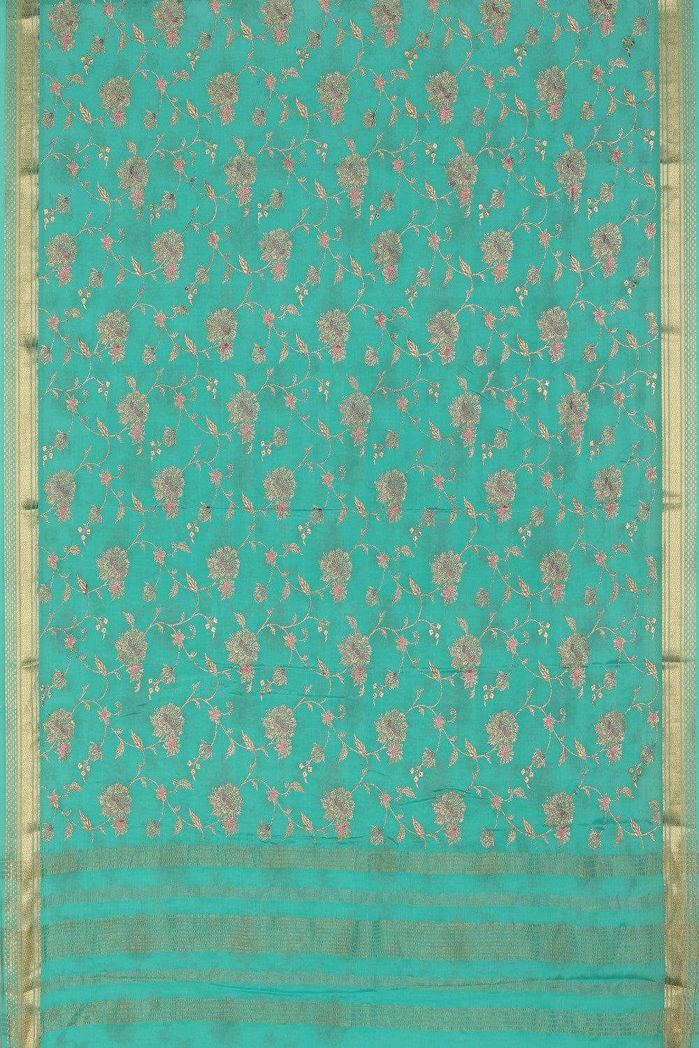 Image of Crepe Embroidery Saree