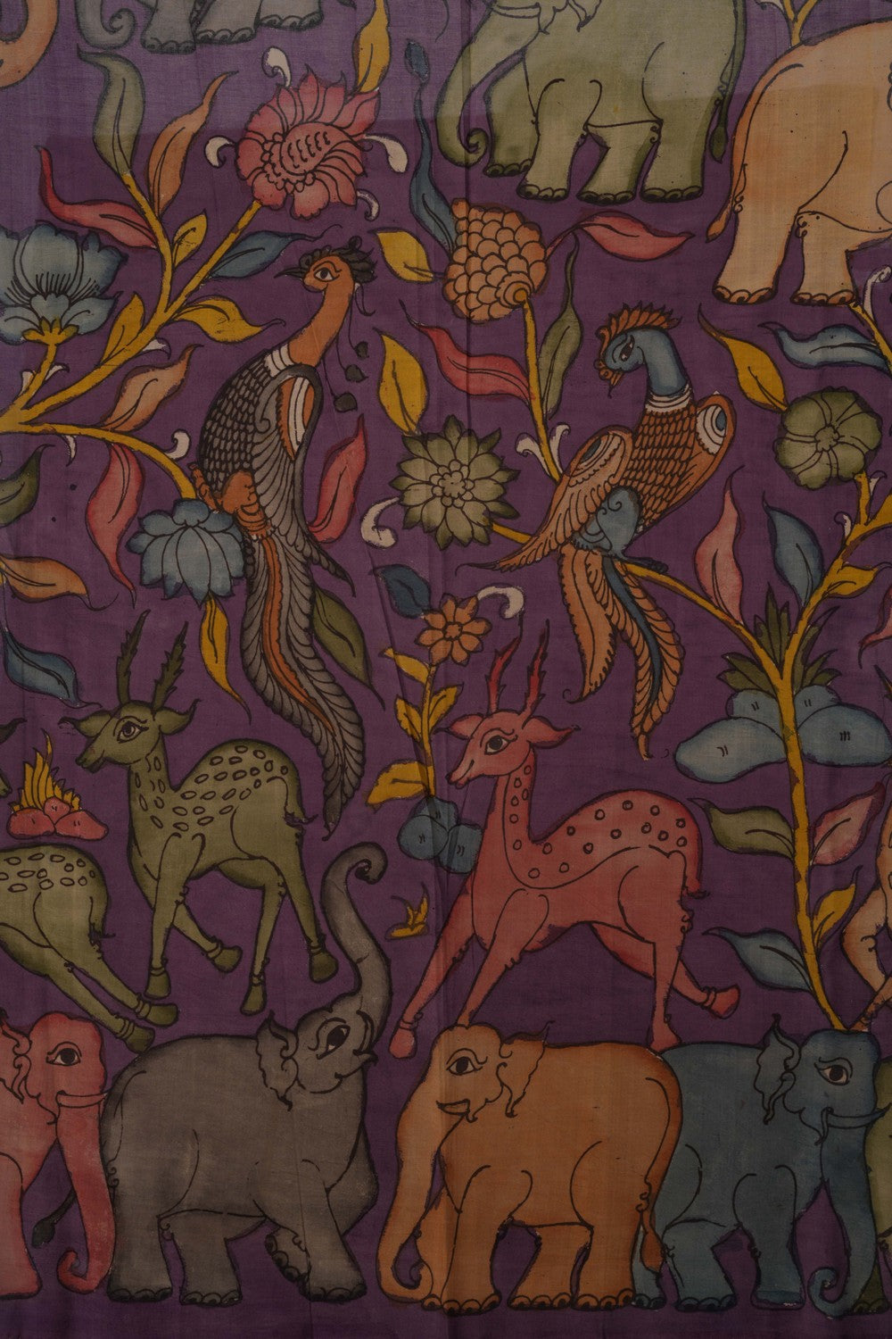 Kalamkari Mangalgiri Saree