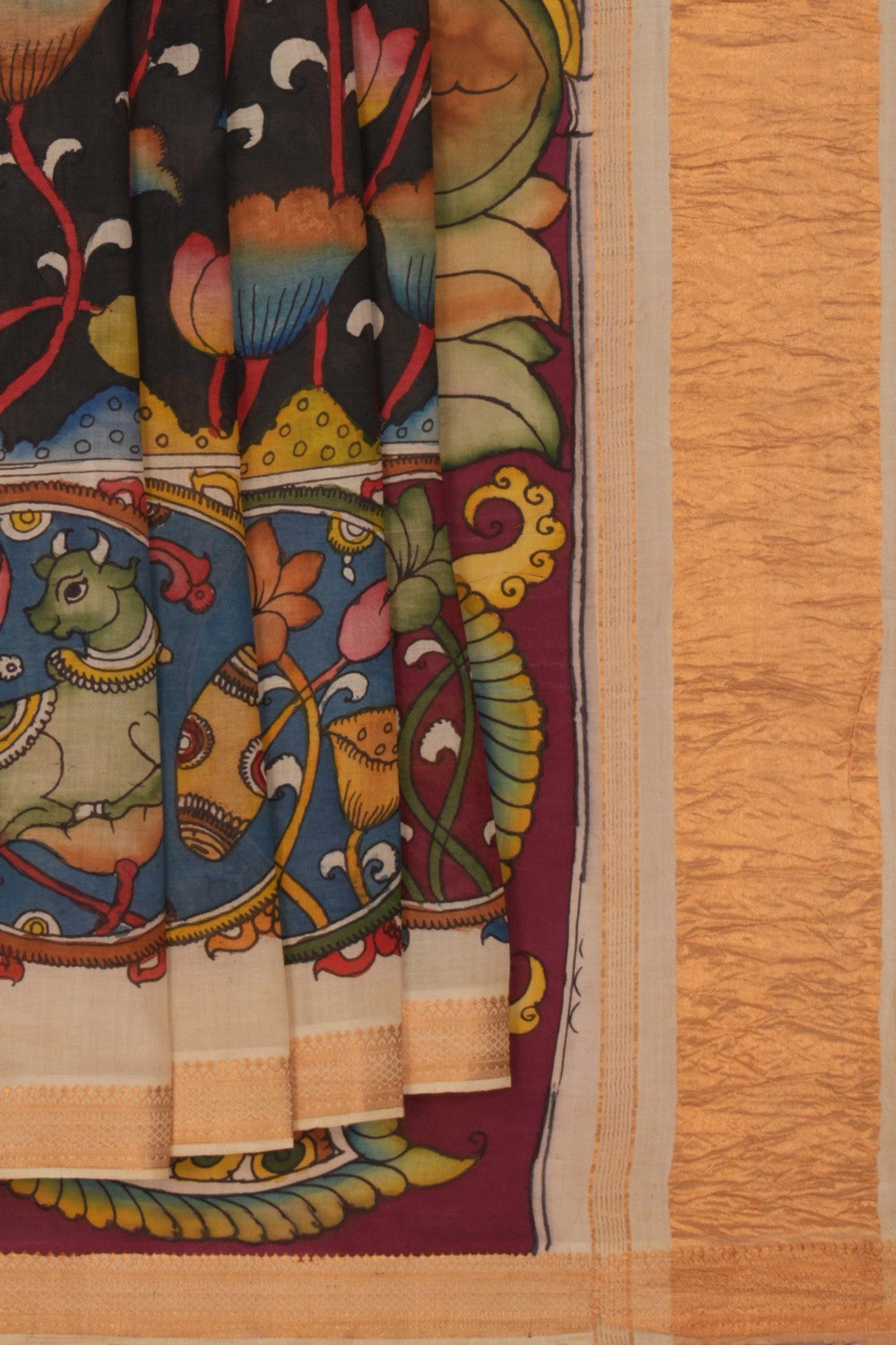 Kalamkari Mangalgiri Saree