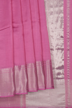 Image of Mangalgiri Silk Lavender Pink Saree