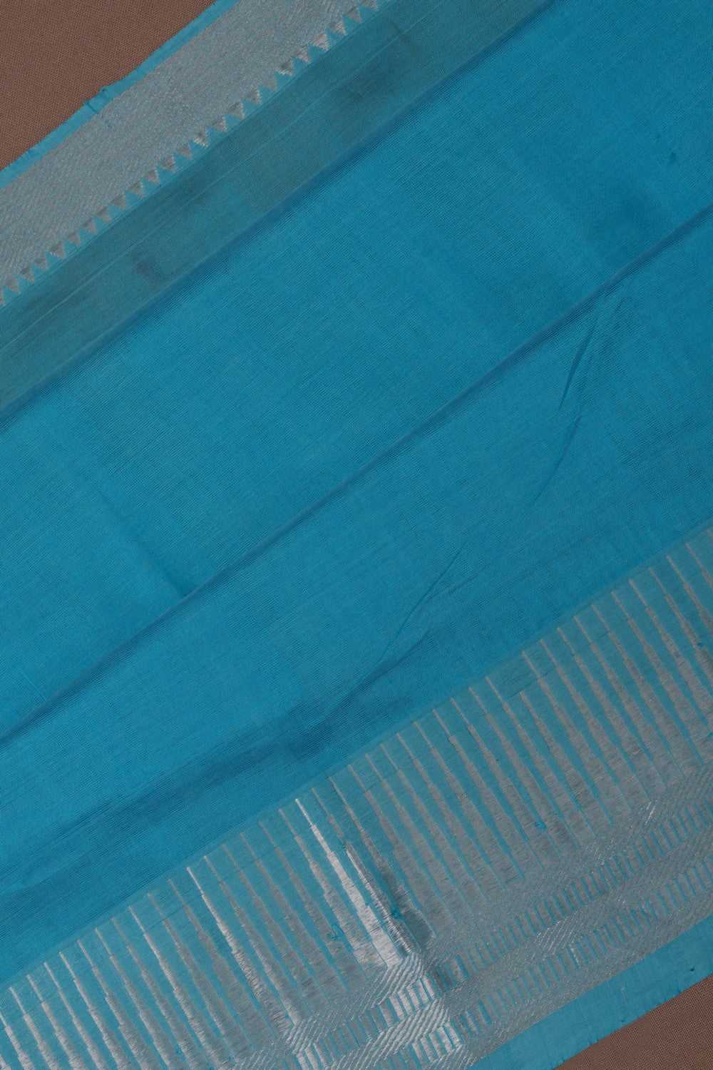 Mangalgiri Silk Blue Saree