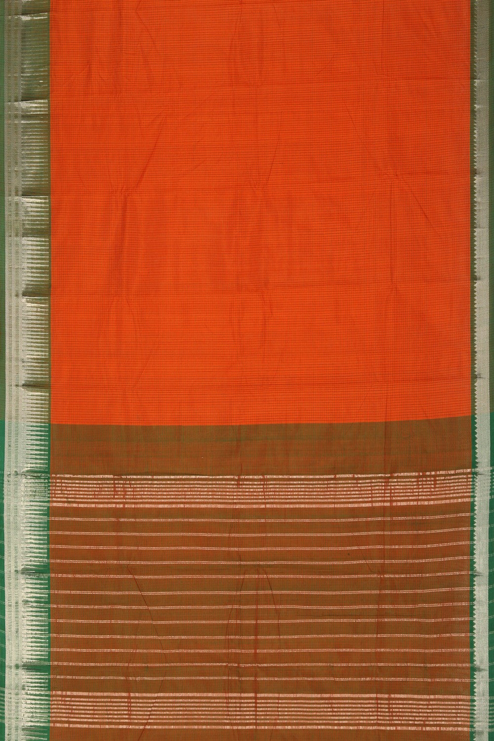 Mangalgiri Silk Check Pattern Saree