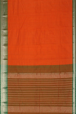 Image of Mangalgiri Silk Check Pattern Saree