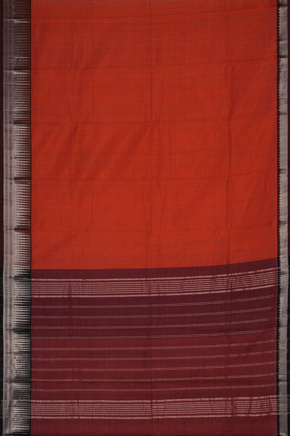 Mangalgiri Silk Check Pattern Saree