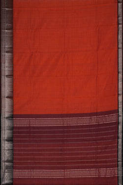 Image of Mangalgiri Silk Check Pattern Saree