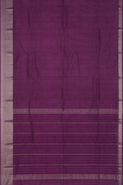Image of Mangalgiri Silk Purple Saree