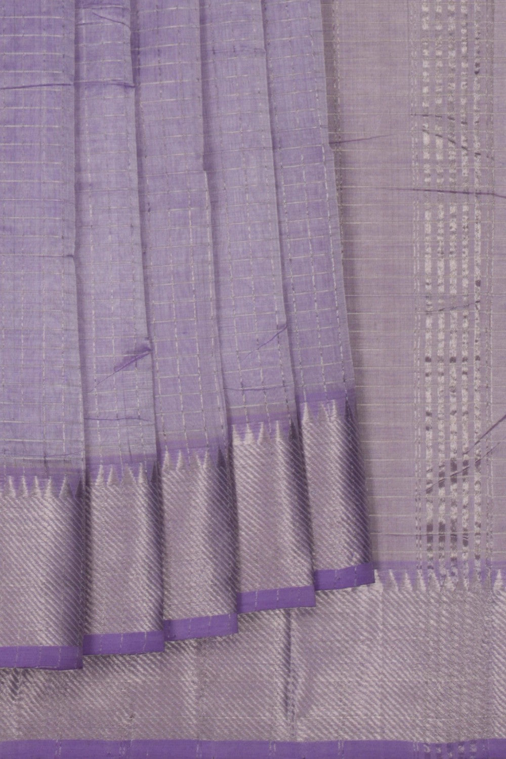 Mangalgiri Silk Check Pattern Saree