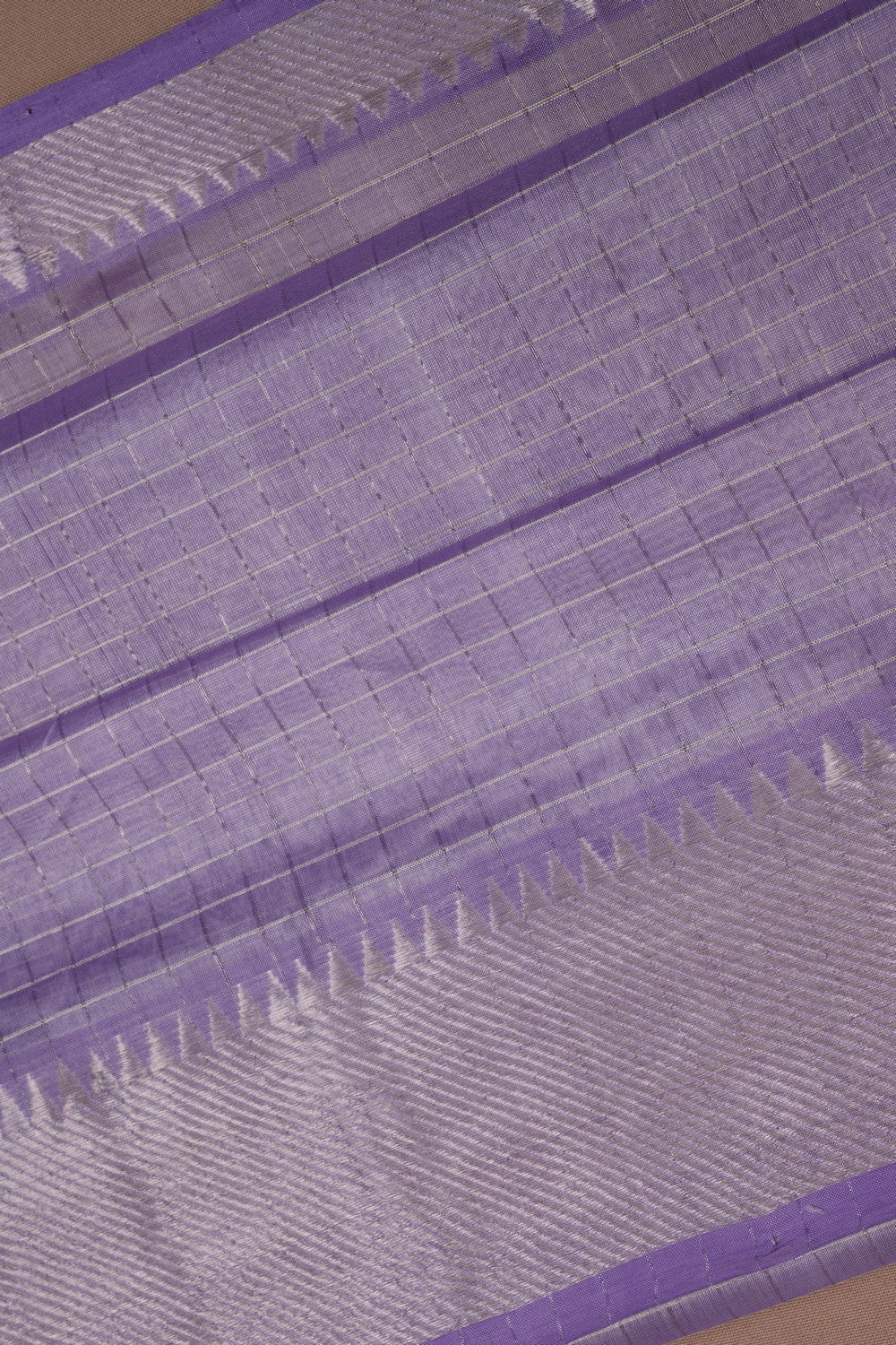 Mangalgiri Silk Check Pattern Saree