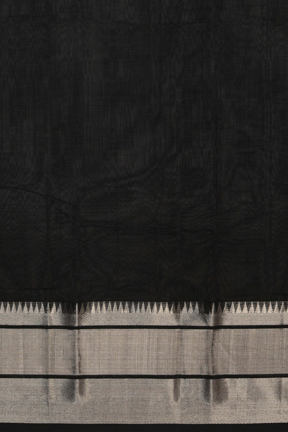 Mangalgiri Silk Black Saree