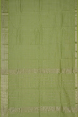 Image of Mangalgiri Silk Check Pattern Saree