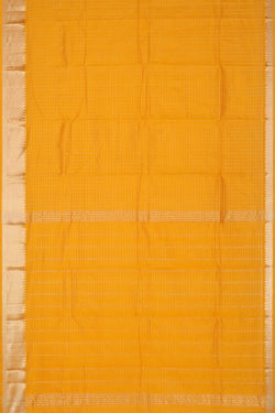 Image of Mangalgiri Silk Check Pattern Saree