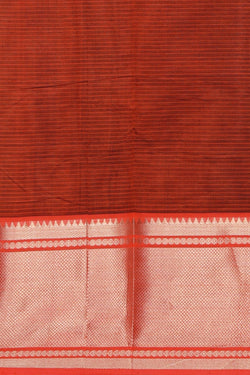 Image of Mangalgiri Silk Check Pattern Saree