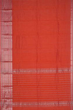 Image of Mangalgiri Silk Check Pattern Saree