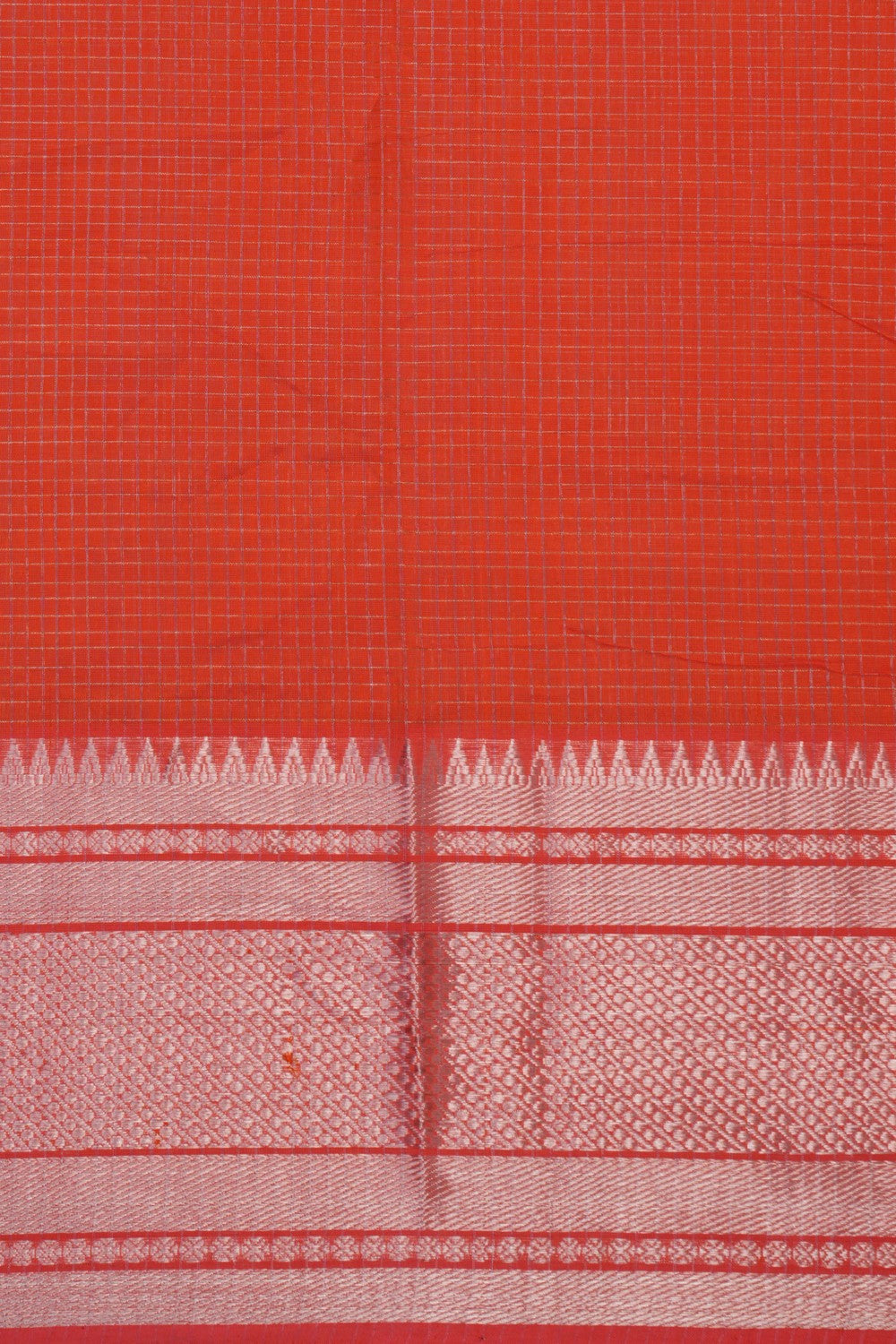 Mangalgiri Silk Check Pattern Saree