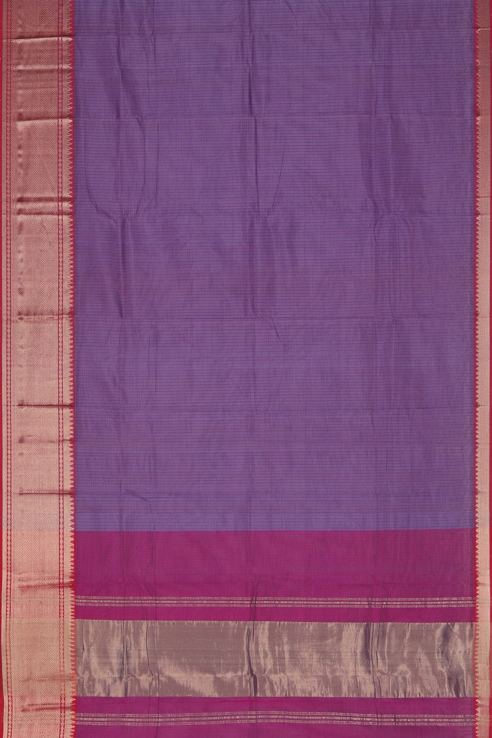 Mangalgiri Silk Check Pattern Saree