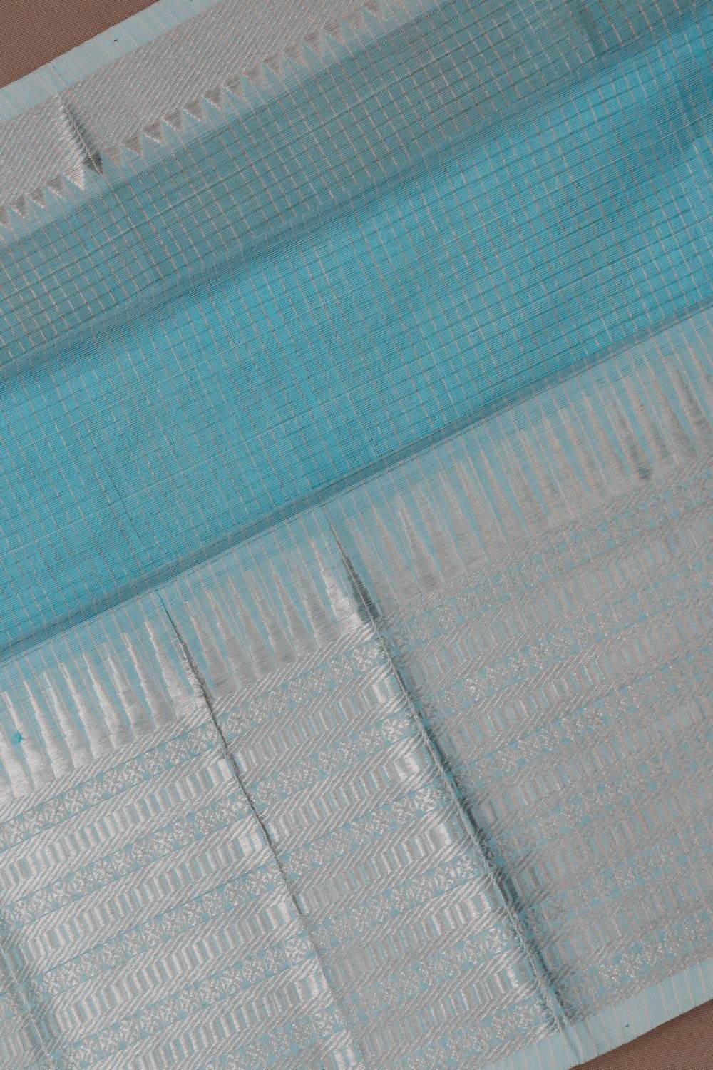 Mangalgiri Silk Check Pattern Saree