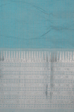 Image of Mangalgiri Silk Check Pattern Saree