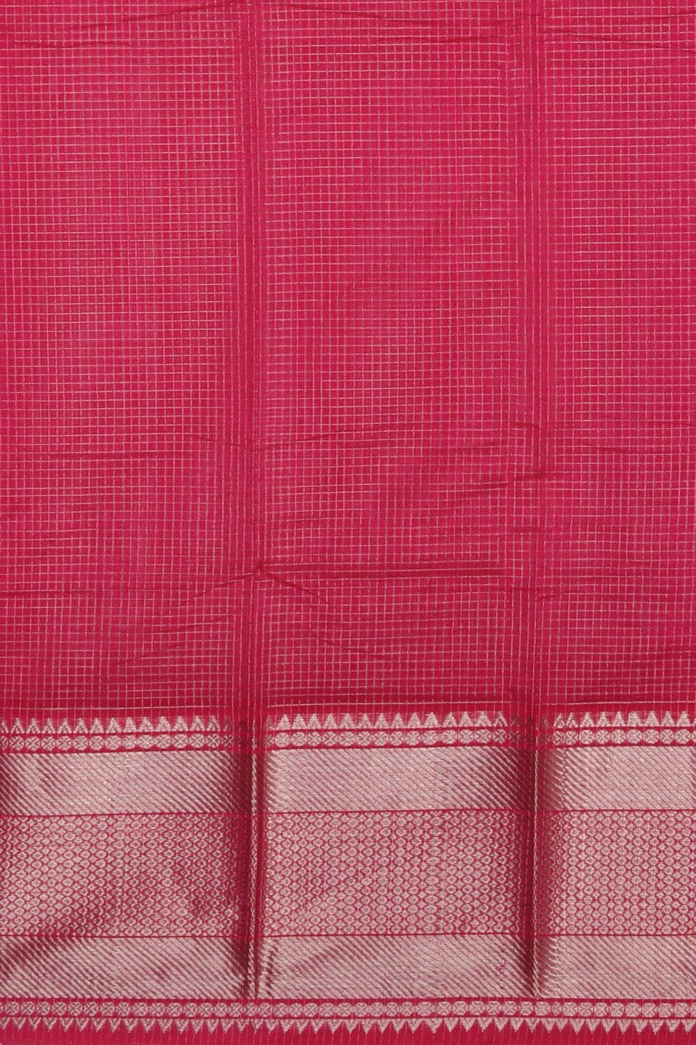 Mangalgiri Silk Check Pattern Saree
