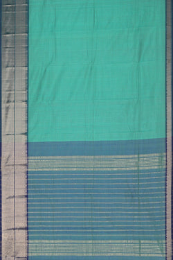 Image of Mangalgiri Silk Check Pattern Saree