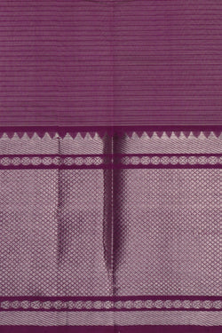 Image of Mangalgiri Silk Check Pattern Saree