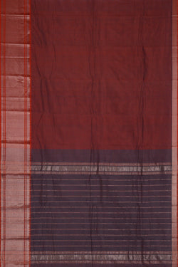 Image of Mangalgiri Silk Check Pattern Saree