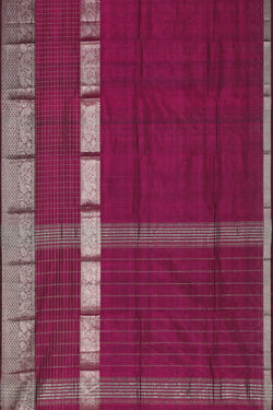 Image of Mangalgiri Silk Plum Purple Saree
