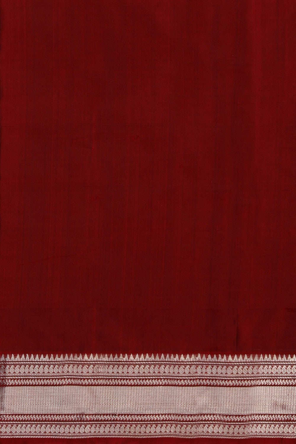 Mangalgiri Silk Maroon Saree