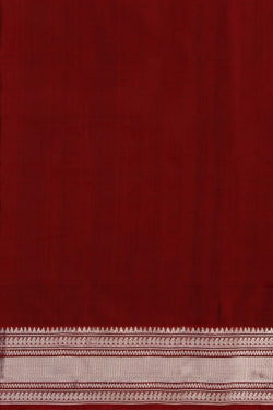 Image of Mangalgiri Silk Maroon Saree