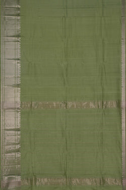 Image of Mangalgiri Silk Sage Green Saree