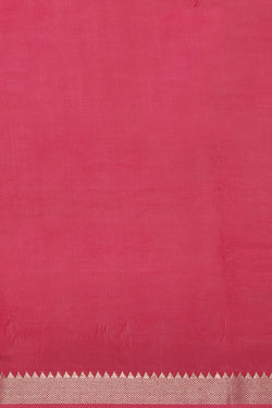 Image of A Floral printed Mangalgiri silk saree
