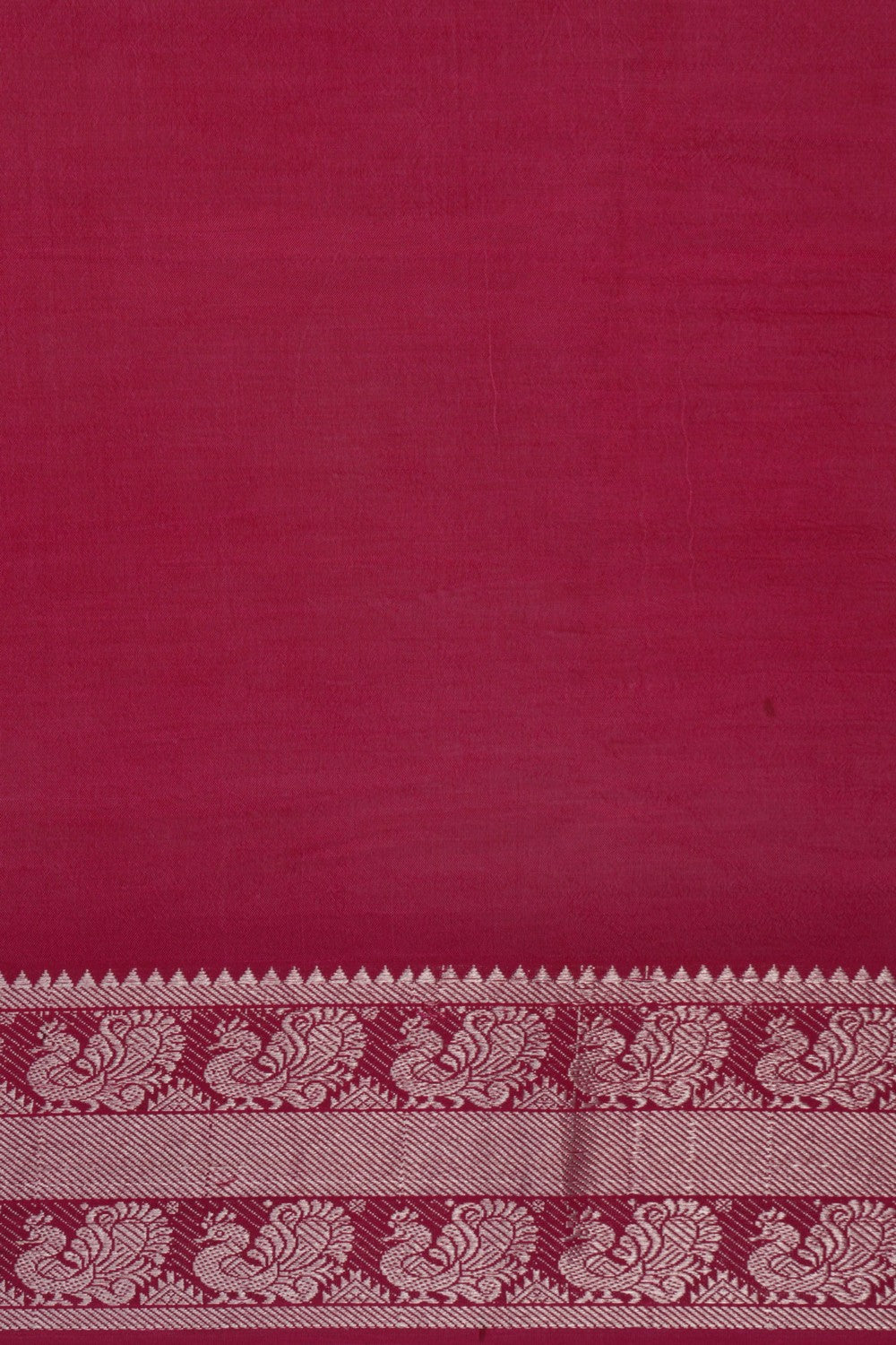 A floral printed Mangalgiri silk saree