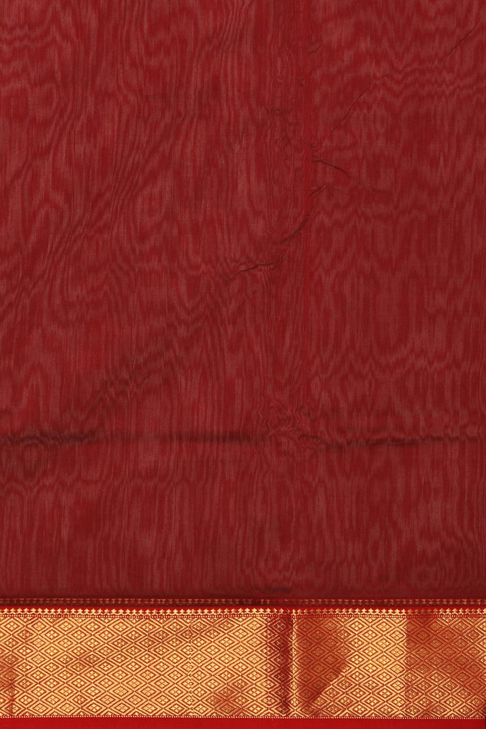Image of Chanderi Maroon Saree
