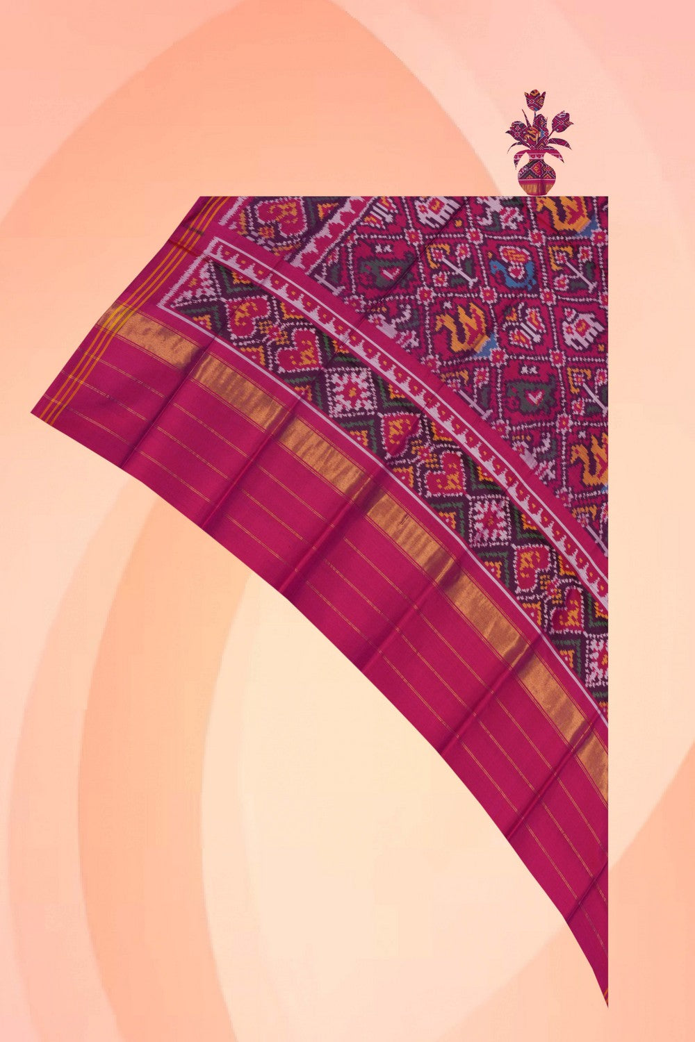 Image of Rajkot Patola Purple Dupatta
