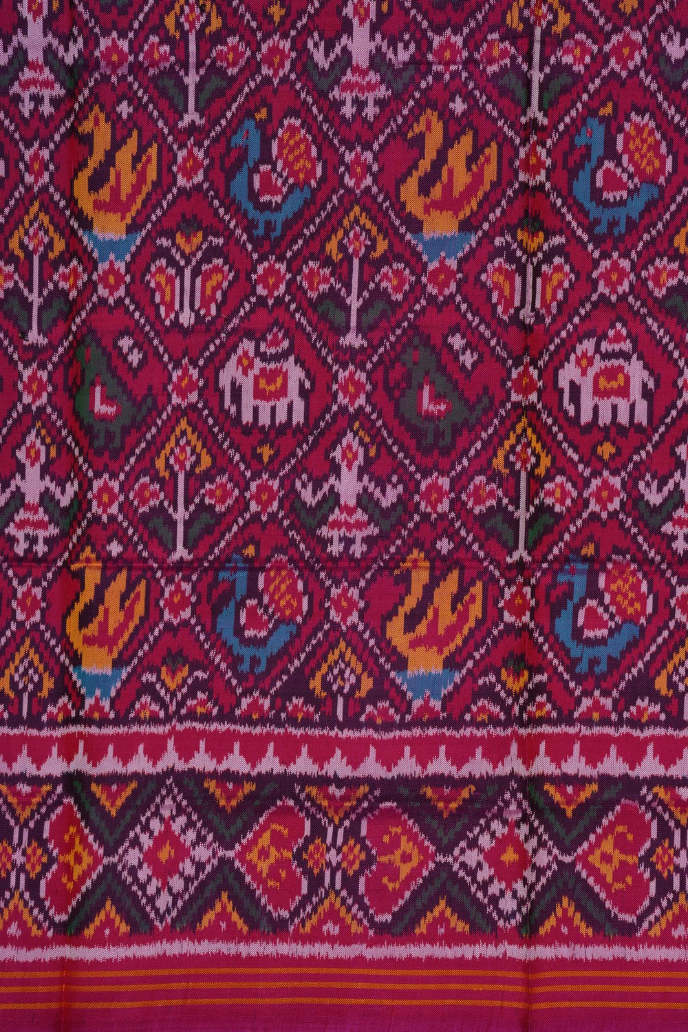 Image of Rajkot Patola Purple Dupatta