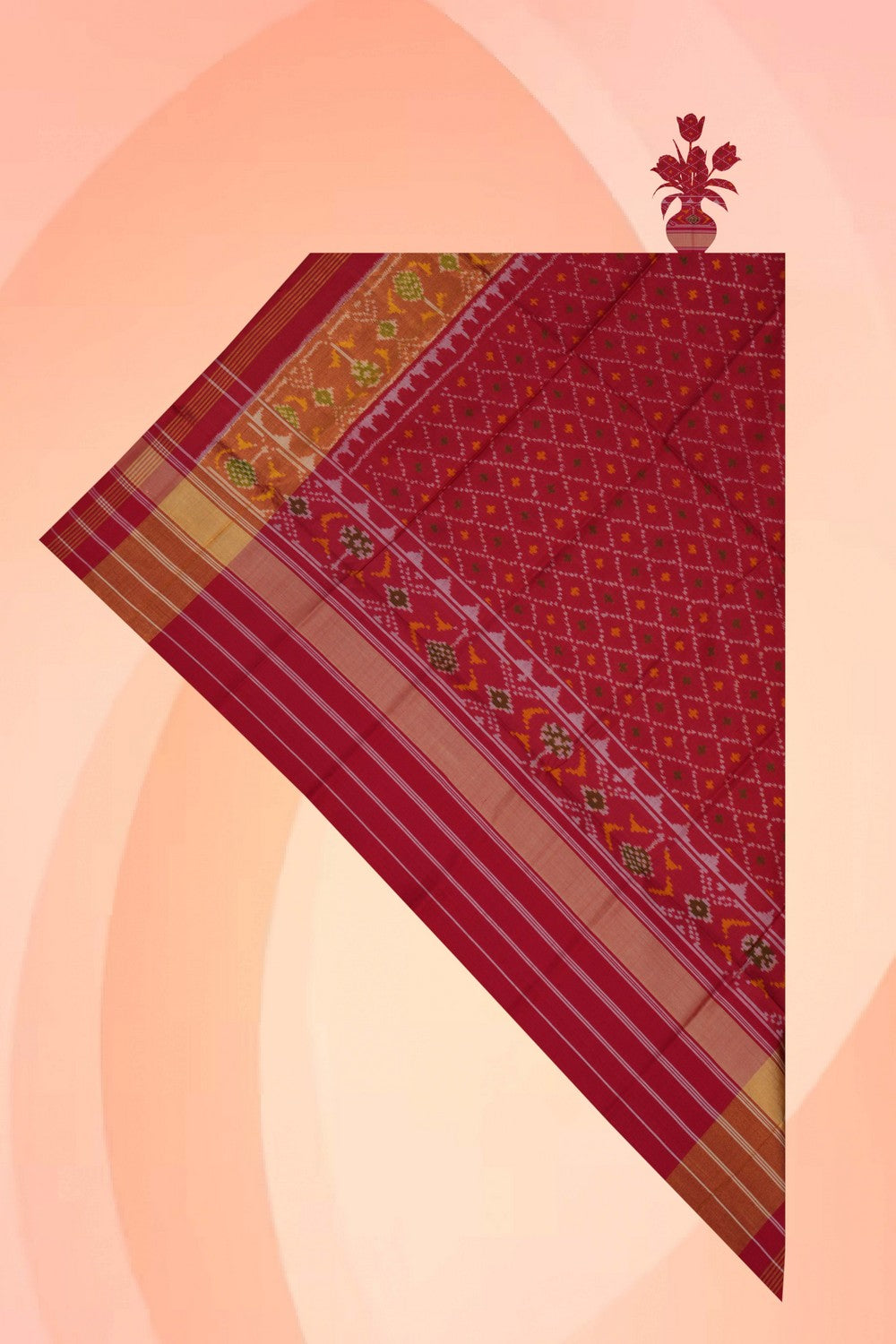 Image of Rajkot Patola Red Dupatta