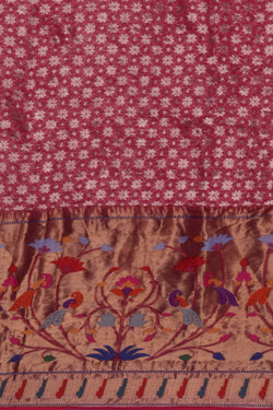 Image of Kota-Bandhani Saree With Paithani Border