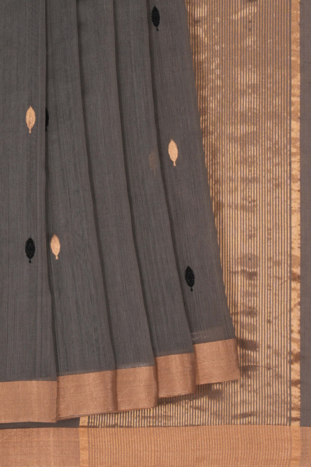 Image of Chanderi Grey Saree