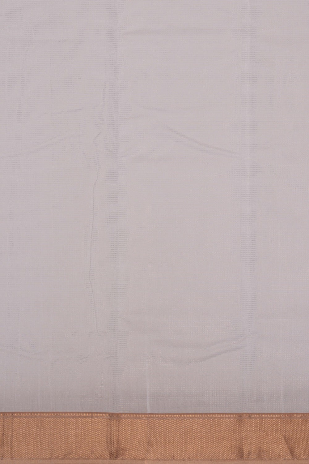 Image of Chanderi White Saree