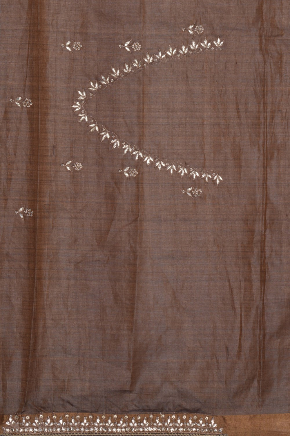 A Gota Patti Embroidery Saree