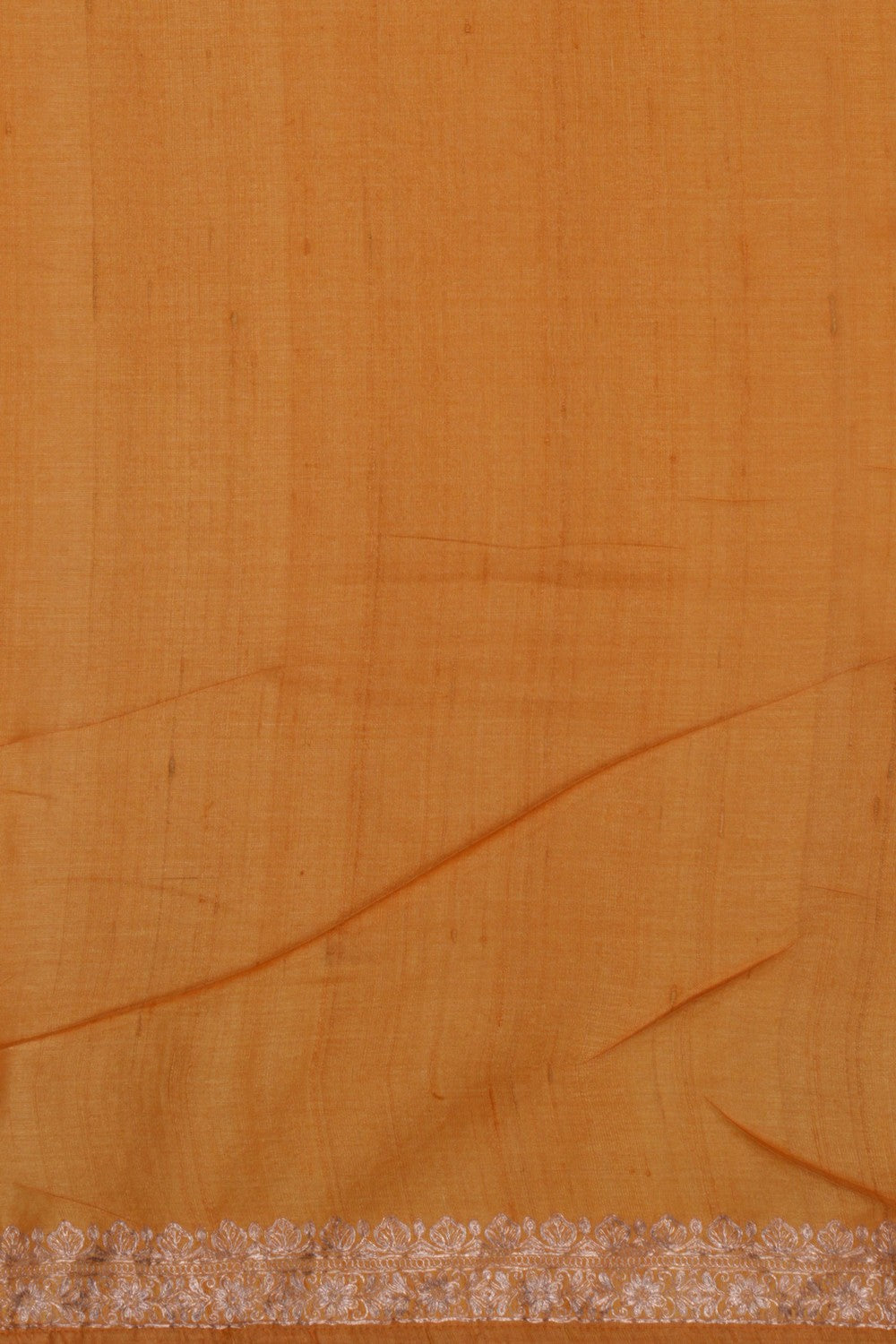 Image of Tussar Silk Embroidery Saree