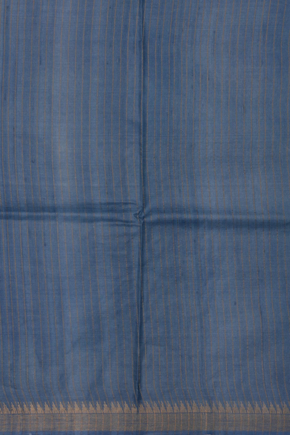 Image of A Floral Printed Tussar Saree