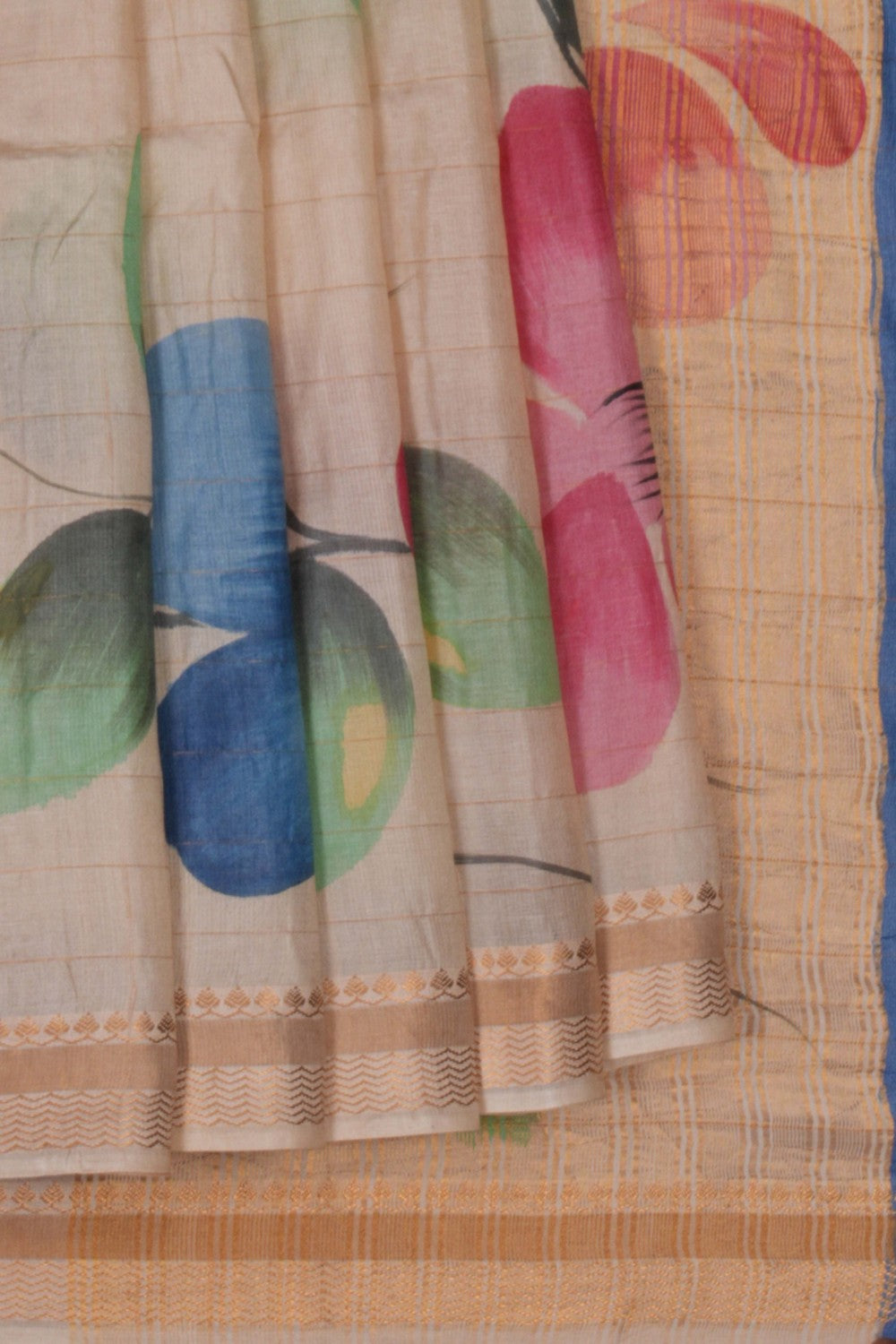 Image of Kalamkari Printed Saree