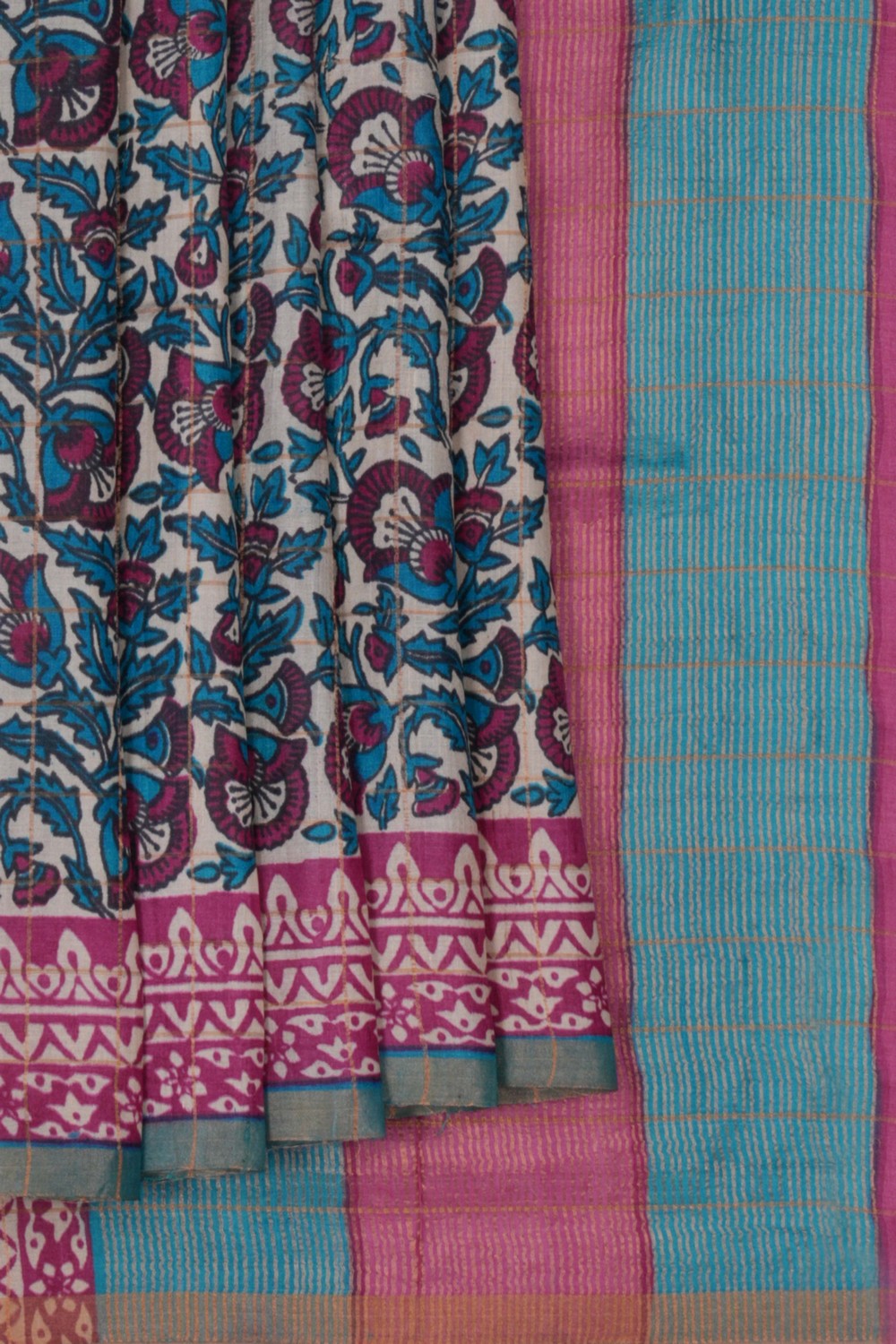 Image of Kalamkari Printed Saree