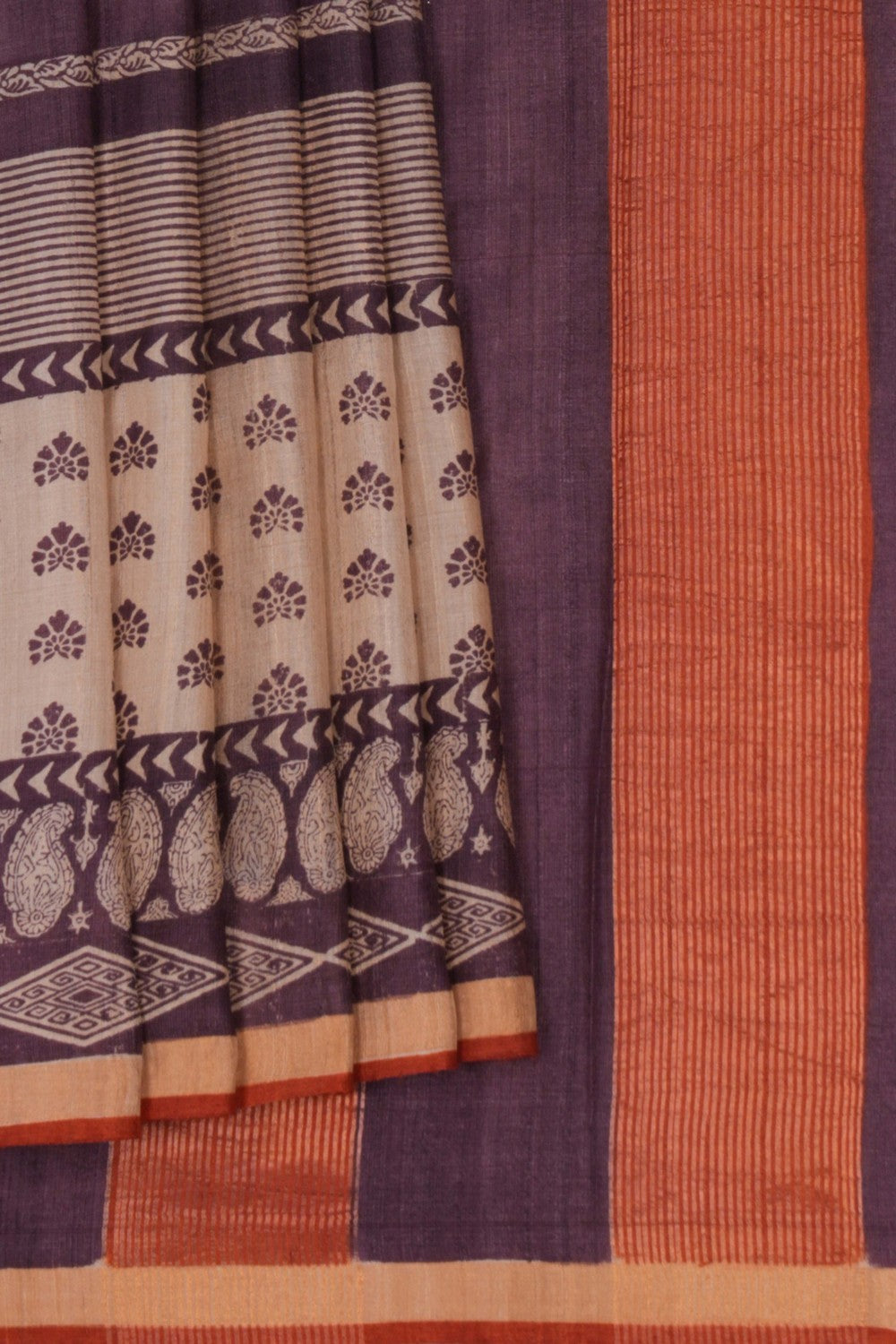 Image of Bagru print saree