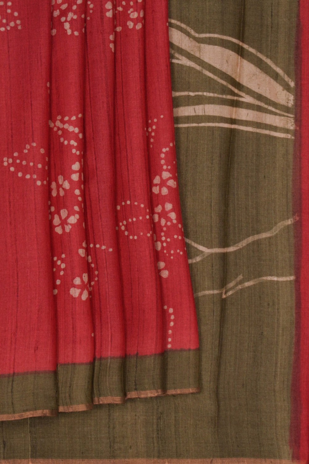 A Batik Printed Saree